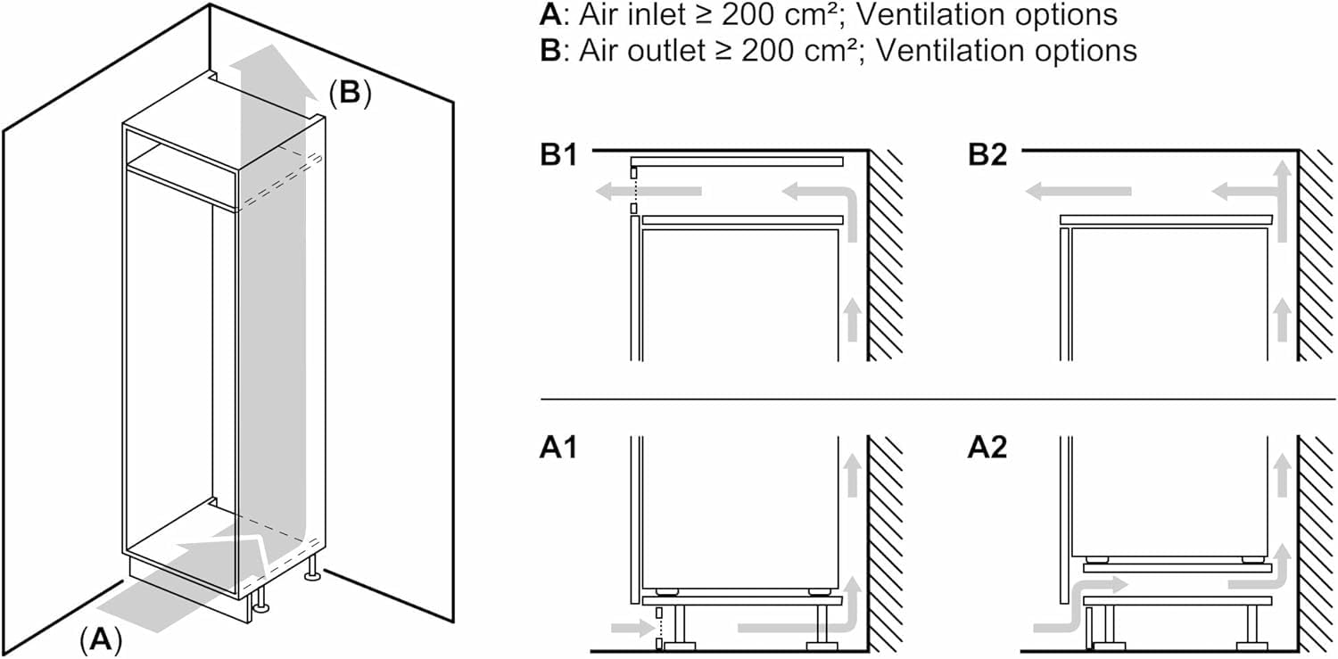 Siemens KI21RADD1 Einbau-Kühlschrank iQ500, Made in Germany, integrierbarer Kühlautomat ohne Gefrierfach 87,4x56 cm, 136L Kühlen, hyperFresh Box, LED-Beleuchtung, superCooling, autoAirflow