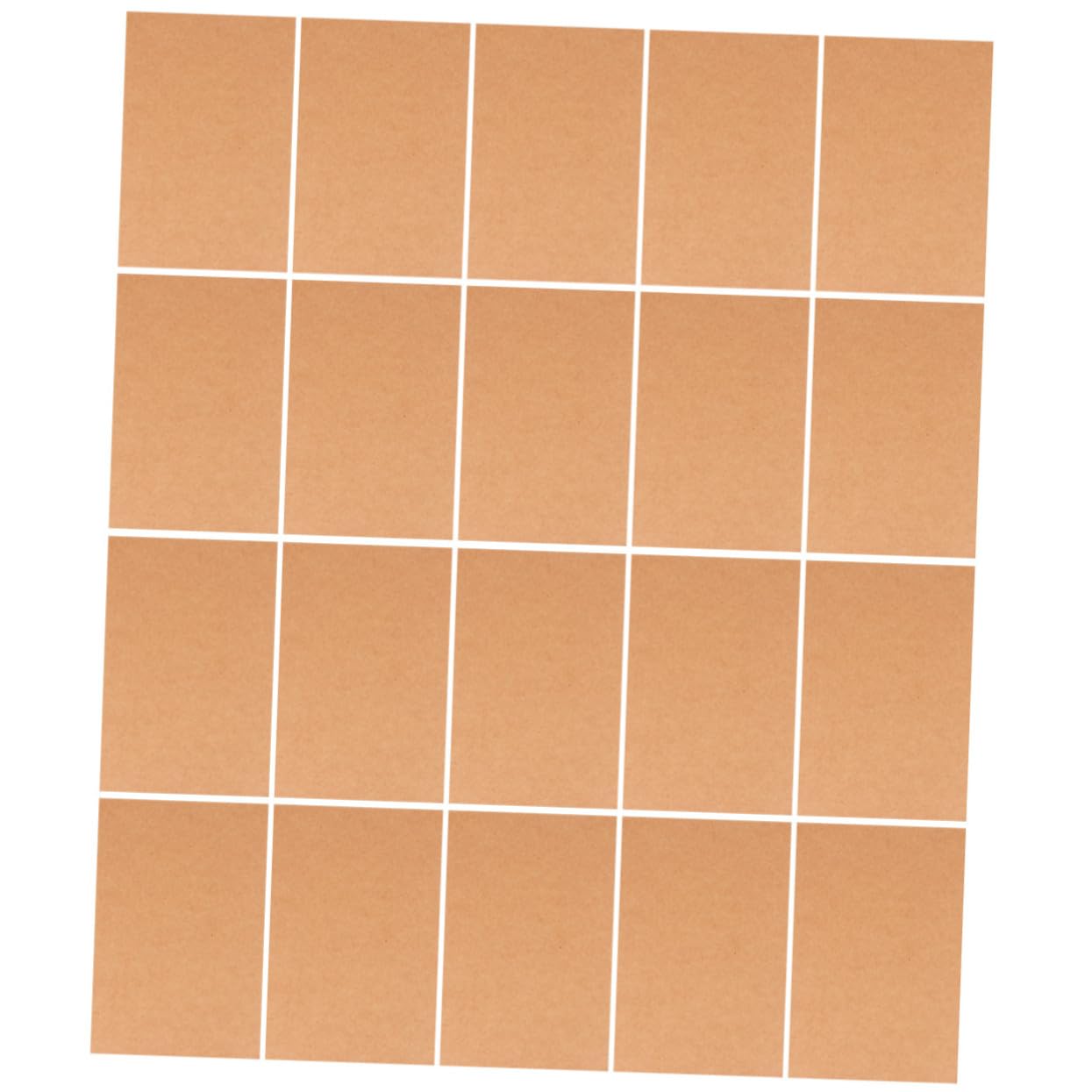 150 Stück Kraftpapier Karten Blanko DIY Grußkarten Postkarten zum Bemalen Notizkarten Basteln Nachricht DIY Blank Word Cards aus Stabilem Kraftkarton