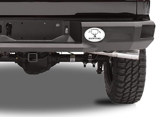 Miniatura 5 de Calcomanía de vinilo con texto en inglés Id Rather Be Hunting Funny Hunter Buck para auto camión caravana SUV barco ventana