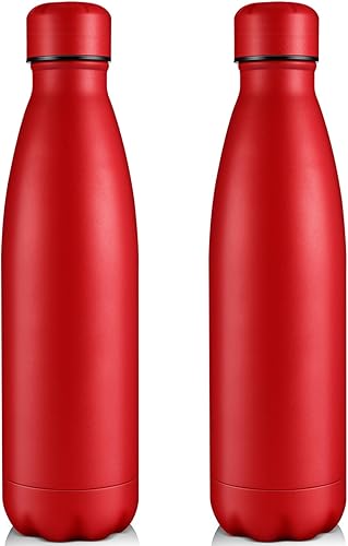 Miniatura 25 de Volhoply Botellas de agua aisladas de 25 onzas, paquete de 1/2/4, termo de acero inoxidable de doble pared que mantiene el frío y el calor, botella