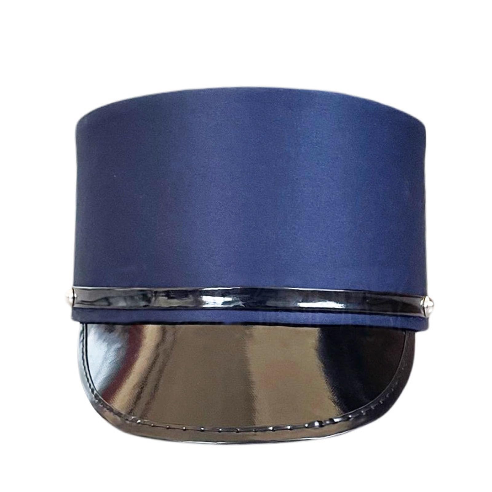 JanJean Train Conductor Hat Railroad Engineer Hats Suitable for Matching Denim Overalls for Men and Women Blue One Size