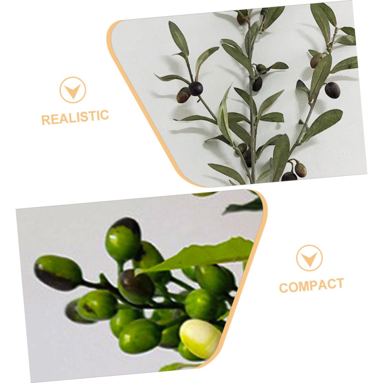Alipis 150piezas Decoración Artificial De Aceitunas Imitaciones De Frutas para Hogar Centro De Mesa Accesorios De Fotografía y Manualidades