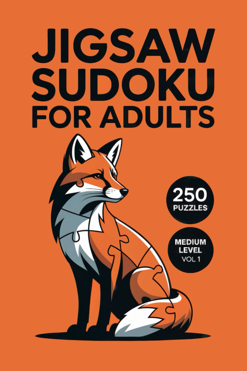Jigsaw Sudoku for Adults: 250 Medium Number Puzzles Boosting Focus And Calm Daily Brain Exercise Volume 1