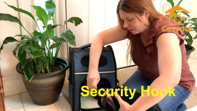 Cosydot Small Pet Backpacck Carrier for Baby Dog Cat Bird Bunny, 600D Solid Polyester, Max 15lb, with Full Set… - Image 8