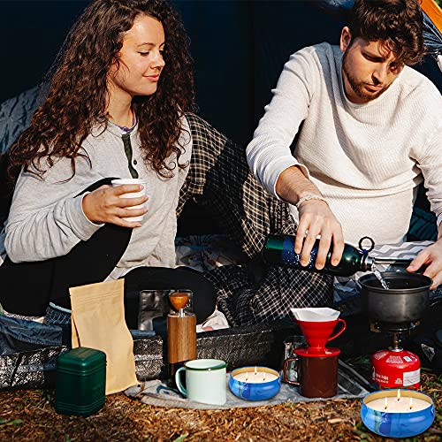 Ofun Large Citronella Candles Outdoor Decorative 55Oz, Soy Wax Lemongrass Candle Set 3 Wick, Scented Jar Candle Bulk Up To 240Hrs, 3 Pack Summer Camping Candles For Patio Garden Balcony #TOP3