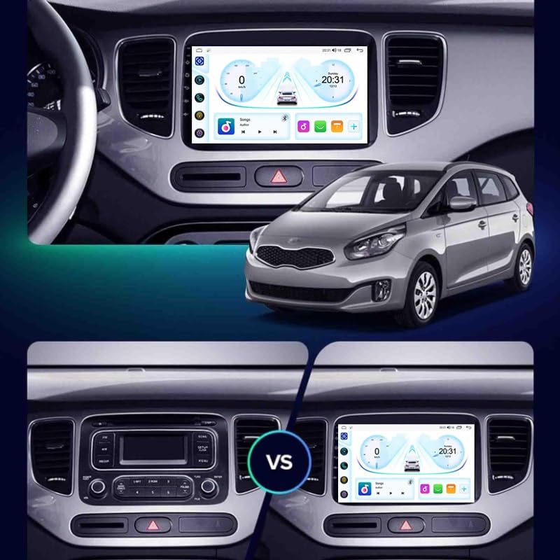 Radio pantalla Kia Carens 2012-2017 Android Auto inalambrico Bluetooth Mirror Link HM607 2