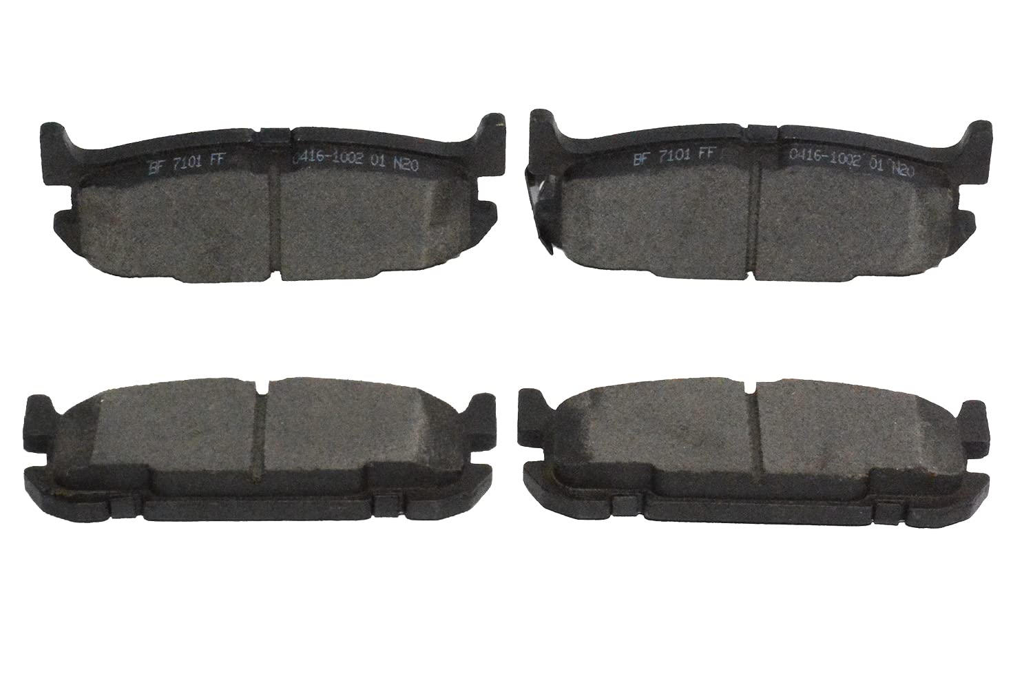 Rear Ceramic Brake Pads Replacement For Mazda Miata MX-5 NB 2001 2002 2003 2004 2005