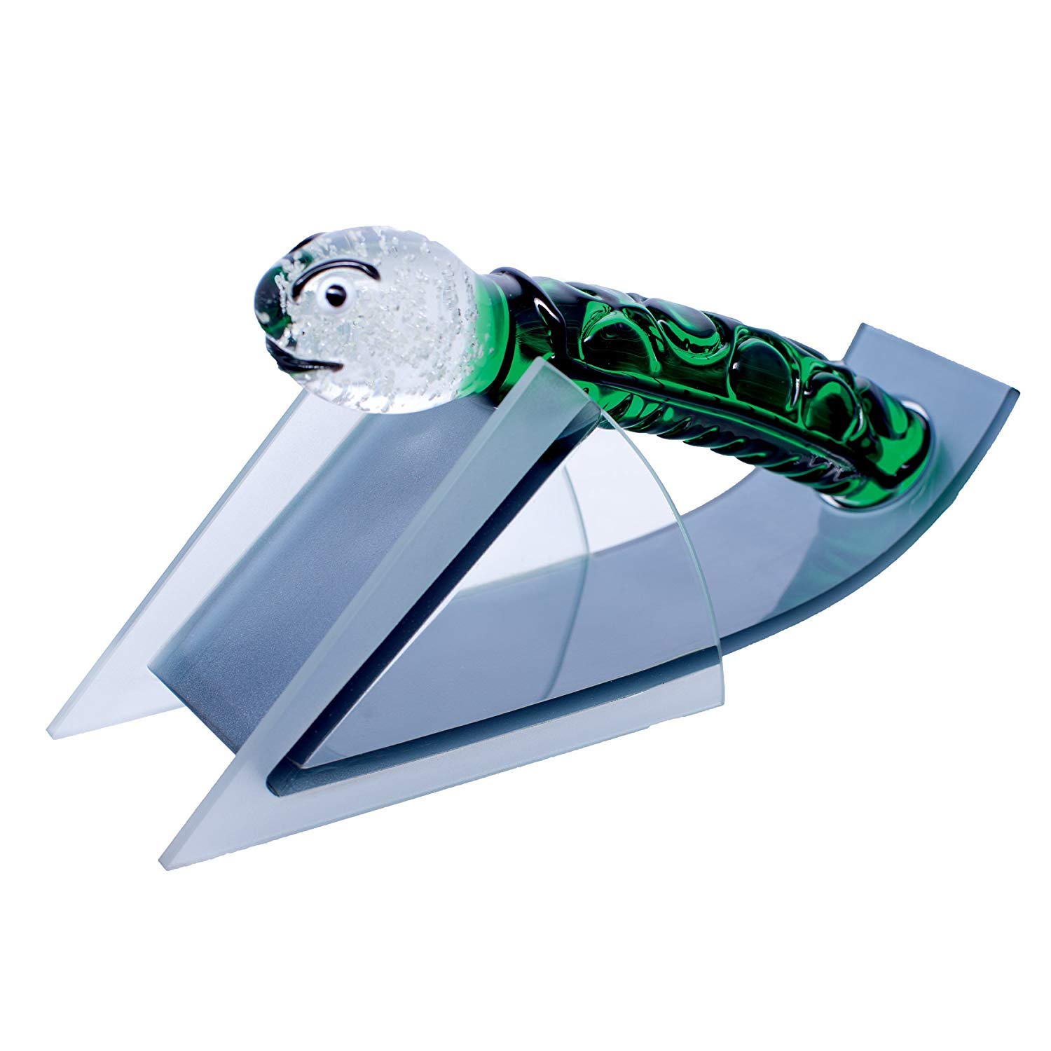 GLASSVIBRATIONS - Dildo di vetro - Turtle Lotti luminosa