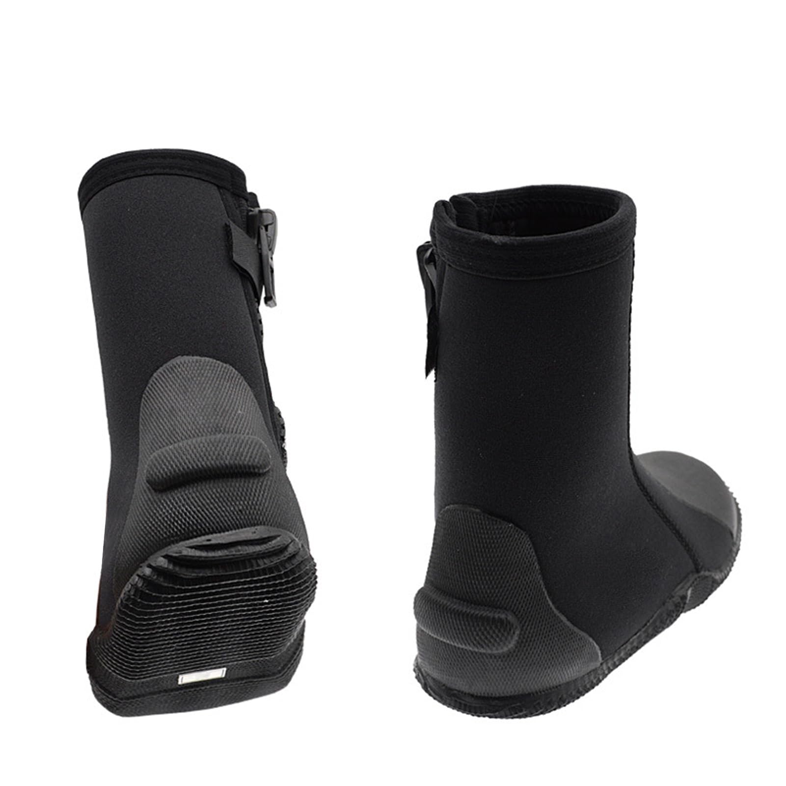 CHICIRIS Wysokie Buty do Nurkowania Buty do Nurkowania z gumową podeszwą z Podwyższonym Obcasem i Elastycznym Krojem Łatwe Zakładanie Ochrona Stóp z rurką Pływanie Dorośli