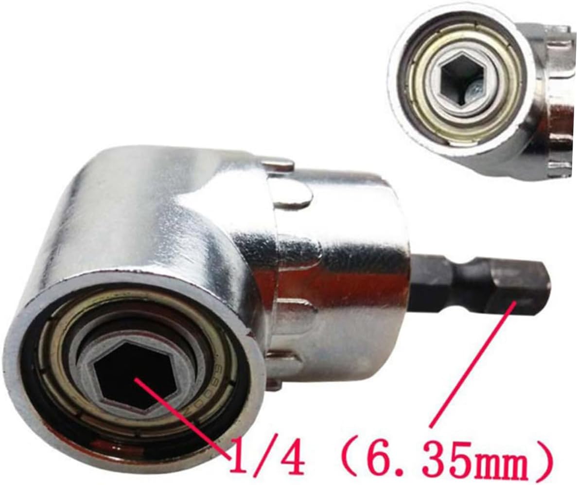 105degree Electric Corner Screwdriver Bending Versatile Right Angle Drill Extension for Tight Spaces and Manual Use Compatible Drills and Socket Wrenches