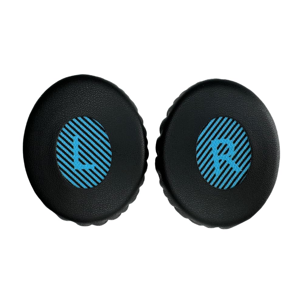 Cuscinetti auricolari per Bose On-Ear 2 (OE2 & OE2i) cuffie, Cuscinetti Cuffie per Bose SoundTrue/SoundLink On-Ear (OE), Morbida Pelle Proteica (Nero)
