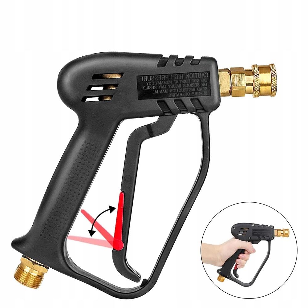 Rosfix Juego de pistolas de espuma 1000 ml compatible con Kärcher K2-K7