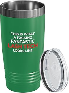 Funtastick Lash Tech Looks - Vaso de 20 onzas...