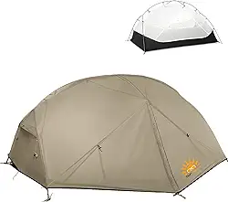 Barraca Camping lmpermeavel 2 Pessoas,Tenda esférica para acampamento ao ar livre, dobrável portátil à prova de chuva com dois andares.