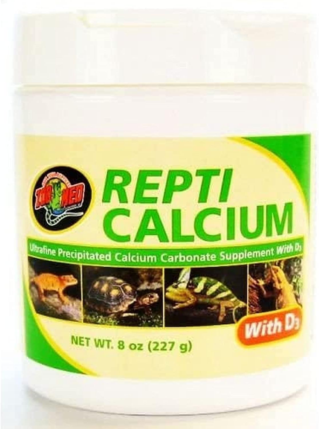 Zoo Med A34 8E Repti Calcium with D3, Calcium, Vitamin Powder for