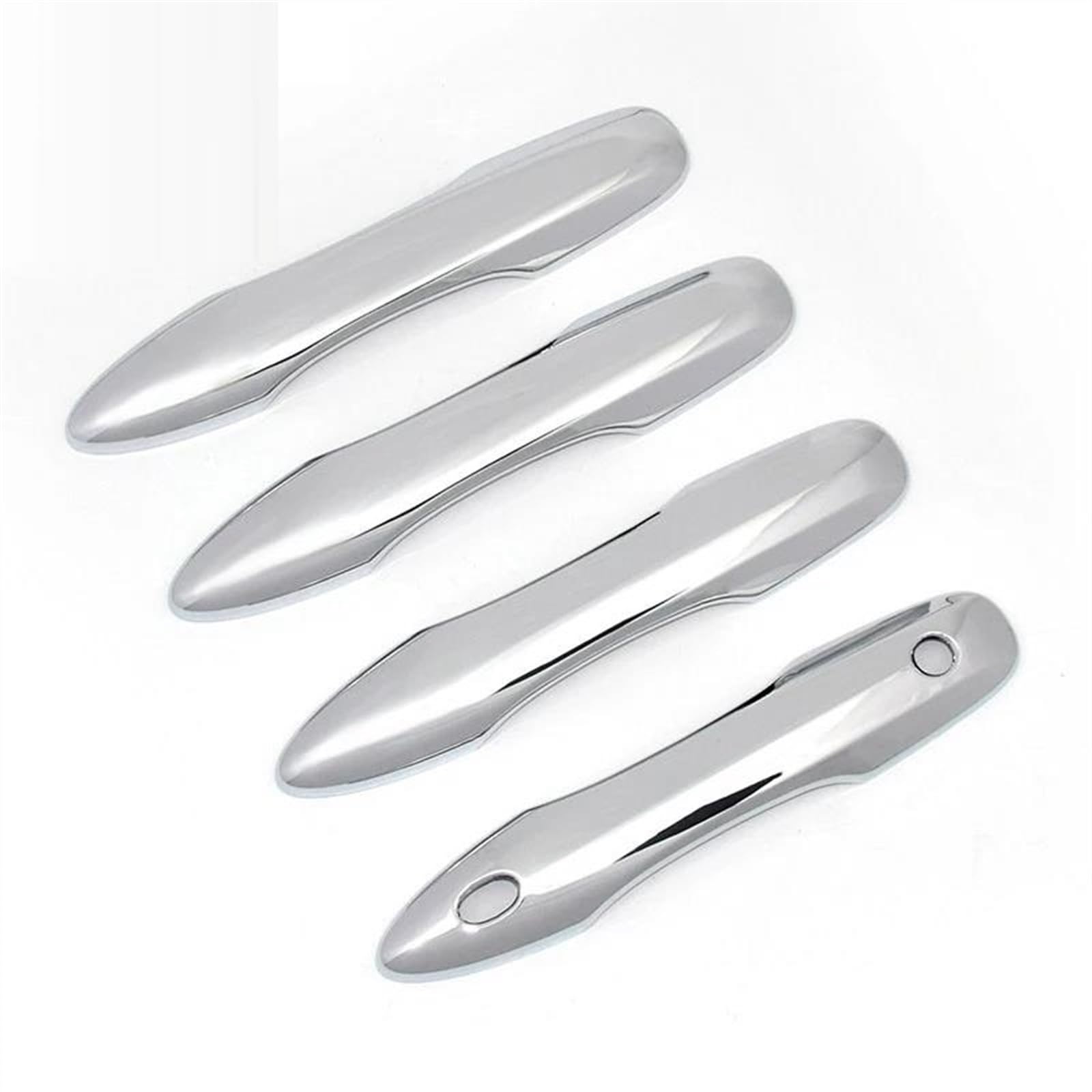 SLIMES Car Exterior Door Handles Cover Handle Decorative Sticker for Toyota for Camry XV70 201-2021 Protection(B Silver)