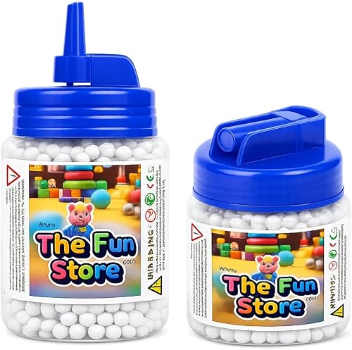 6mm Airsoft BB Pellets - 2000 Count (2 x 1000) Plastic BBs - 6mm Rounds