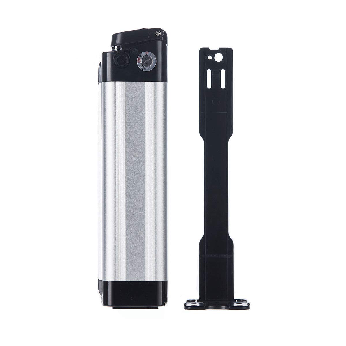 SEASON Ebike Akku 24V 10.4Ah Li-ion Akku Sitzrohr Batterie in Silber OHNE Ladegerät für u.a. Trio Phylion MiFa Rex