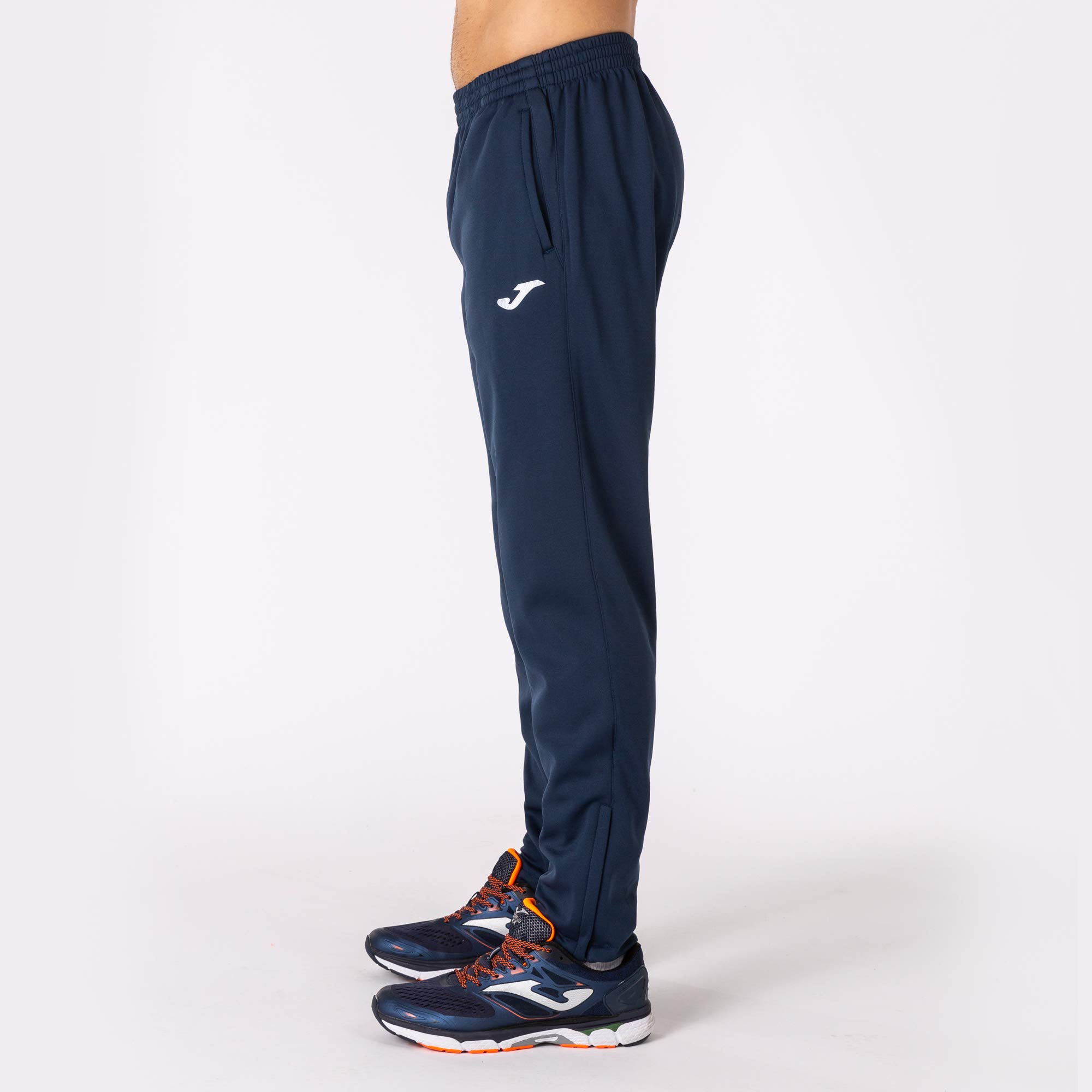 Joma - Pantalón Largo Deportivo Hombre , 6XS - 3XL - Bajos con Cremallera, Bolsillos y Cintura Elástica con Cordón - Nilo