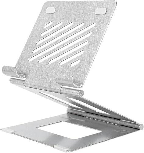 Miniatura 5 de FARZI Metal Folding Cooling Base Bracket Multi-Functional Portable Laptop Mobile Phone Learning Desktop Bracket