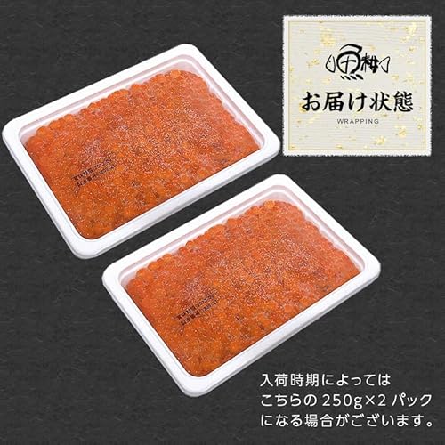 魚耕 いくら 鮭 醤油漬け 大粒 500g 北海道 3特グレード 2024年新物 冷凍 ギフト の商品画像 5