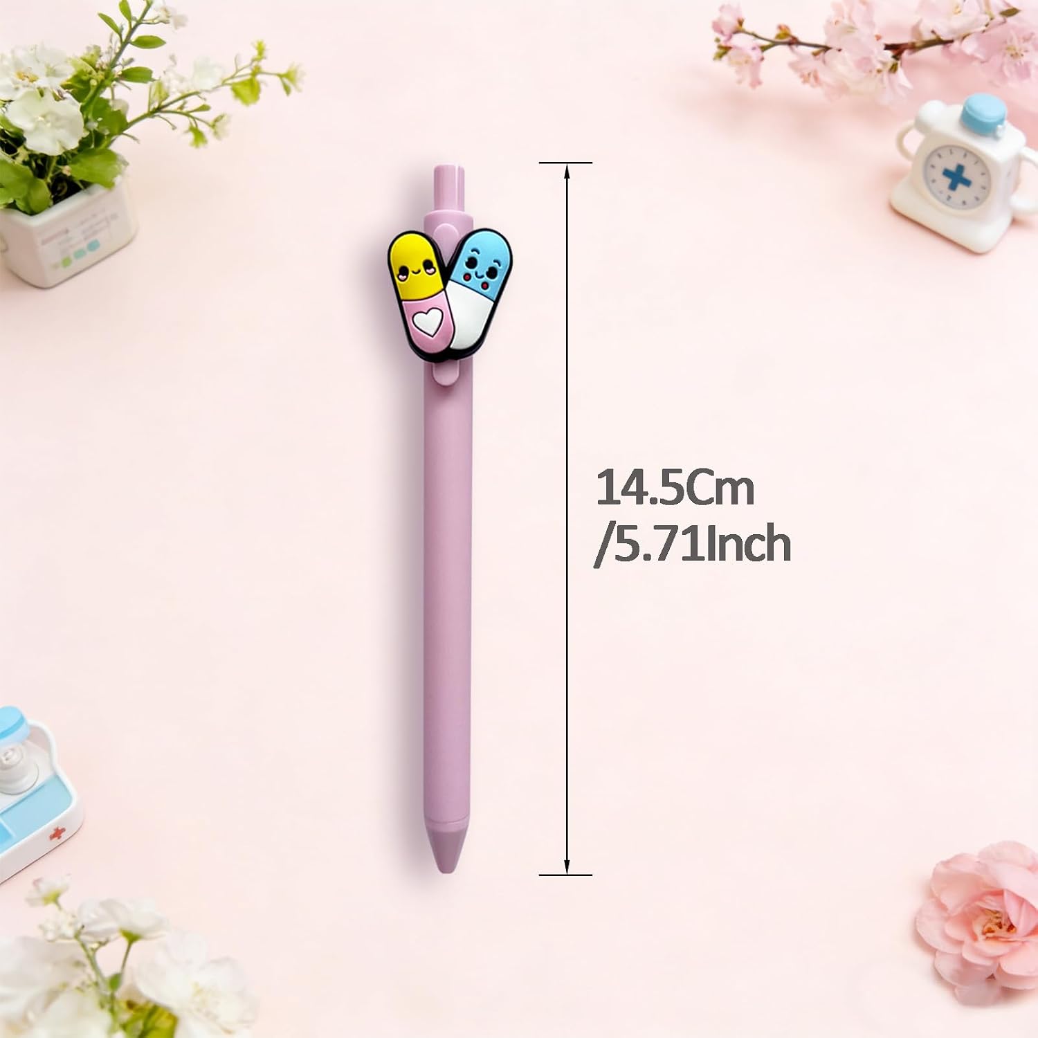 LSLSHY Funny Nurse Pens for Nurses, CNA & Nursing Students (Spring Warmth) image 2