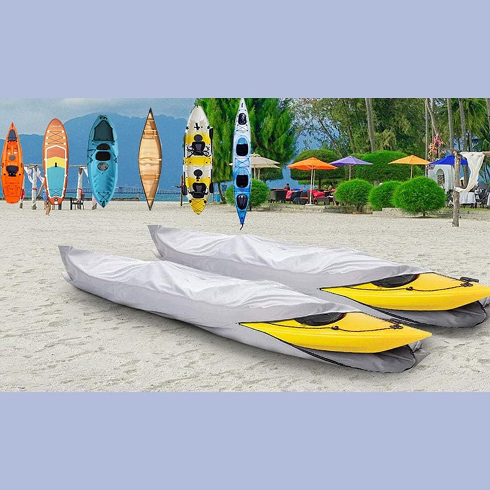 420D Oxford Canoa Copertura Impermeabile Barca Da Pesca Protezione Scudo | Questa copertura rivestita in argento protegge la tua barca da pesca dal sole e dalla pioggia pesante durante la