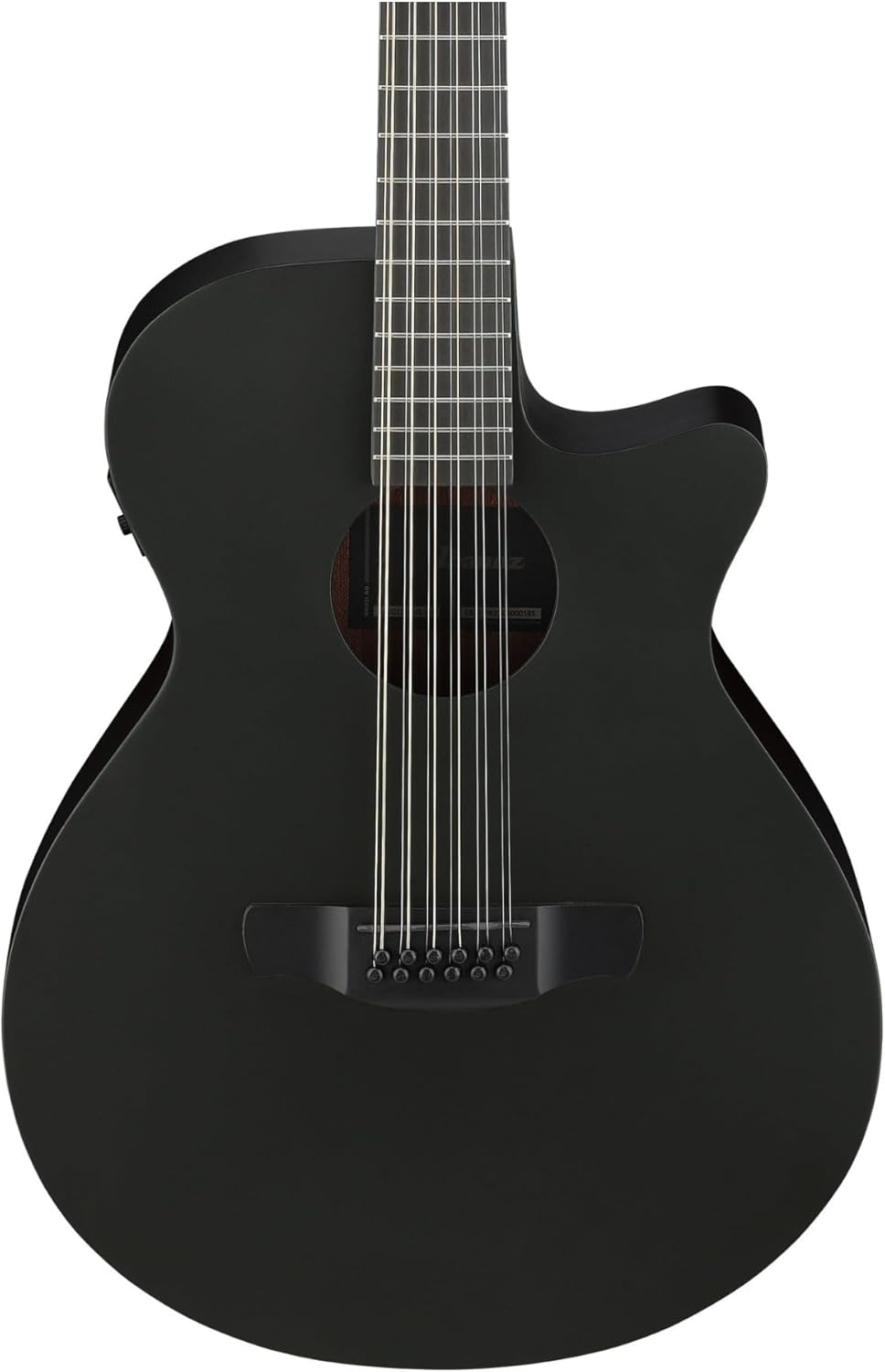Ibanez AEG1221 Black Out Acoustic Electric Guitar with Spruce Top
