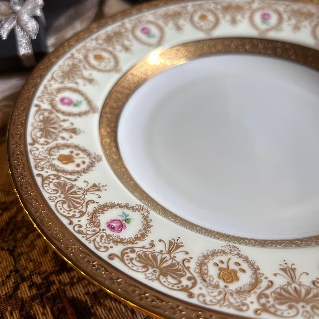 フランス製　Limoges Haviland リム付きディープディッシュ フランス製 Limoges Haviland リム付きディープディッシュ フランス製