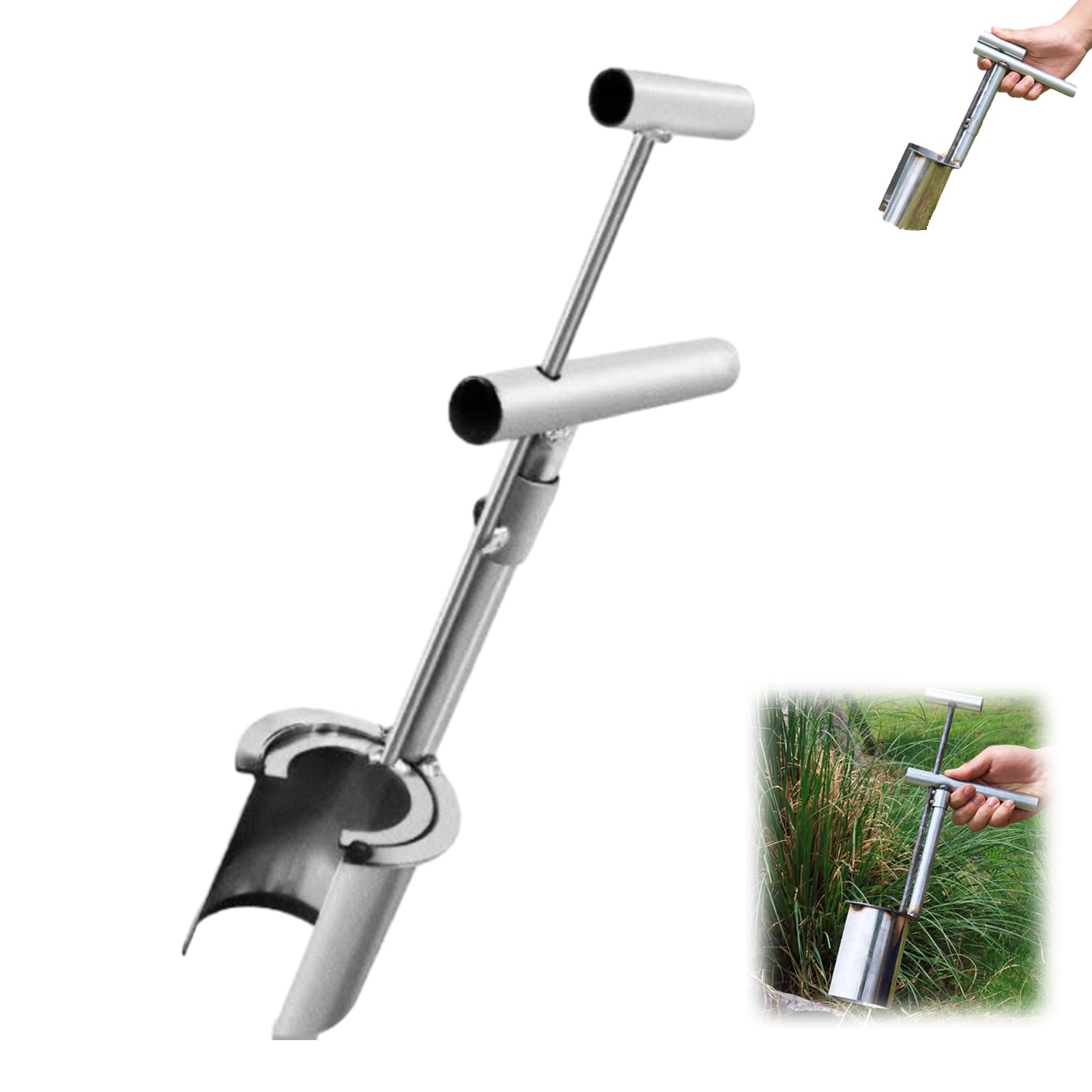 Trapiantatore da giardino,Trapiantatore per piantare il giardino,Trapiantatore di piantagione efficiente,Trapiantatore multifunzionale per piantine di piante e alberi da frutto,facile da trapiantare
