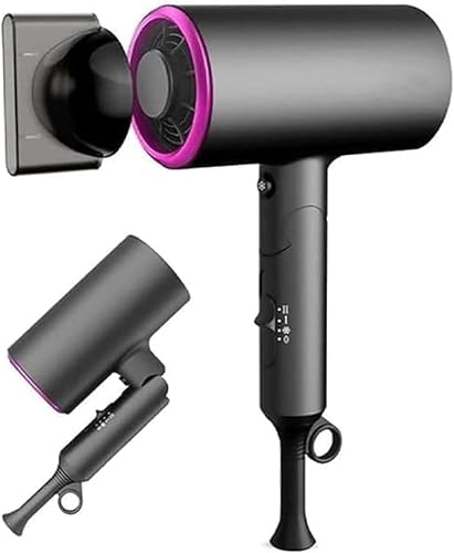 Professional Hairdryer Low Noise Lightweight Blow Dryer for Curly Hair Concentrator with 3 Speed, Heat and Cool Setting C24-15-7