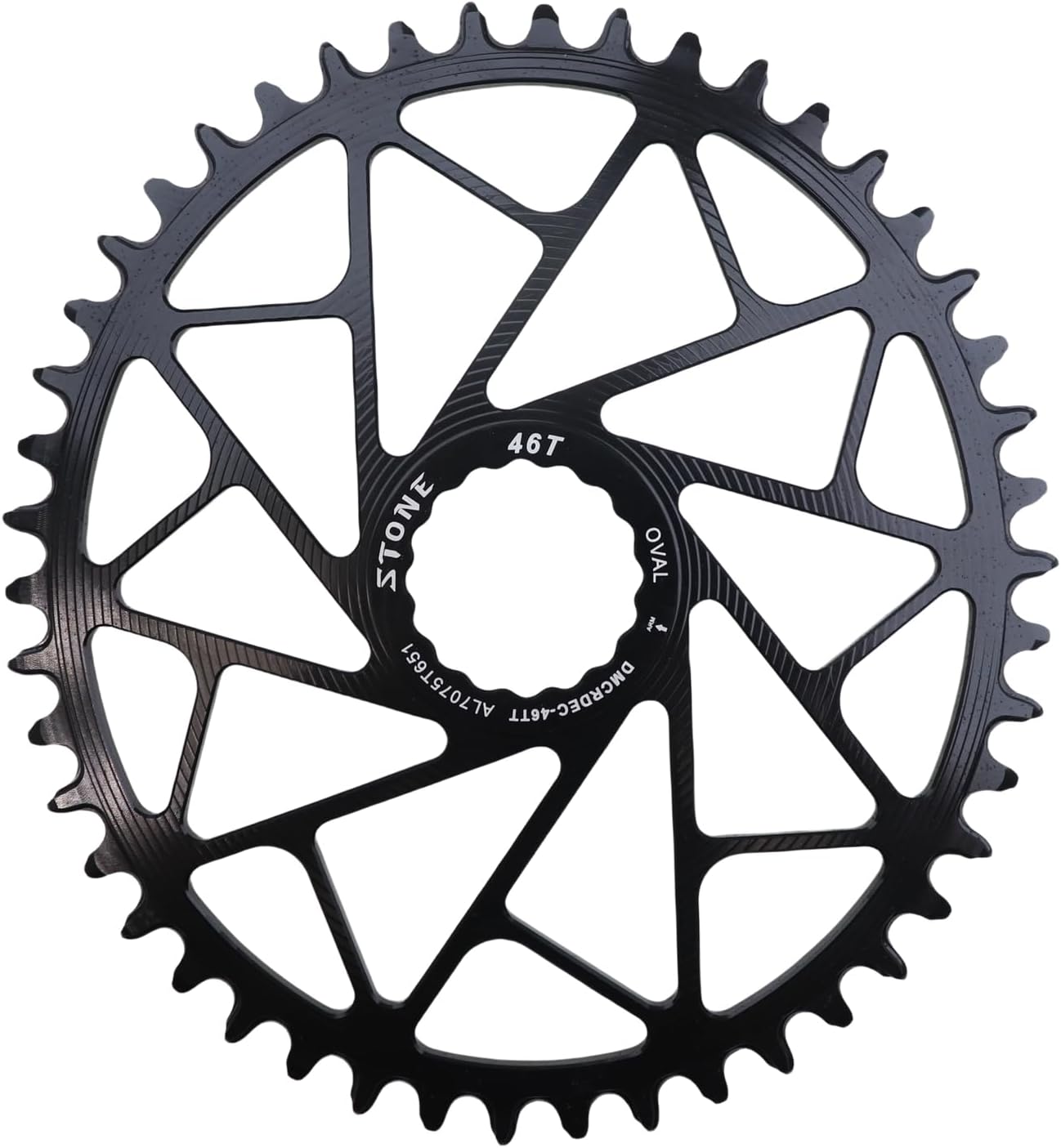 DJC Stone Oval Chainring Direct Mount for Easton EC90 EC90SL Cinch Crankset Road Bike Gravel 9 10 11 12s Speed 40t 42t 48t 50t 54t 56t Hollow