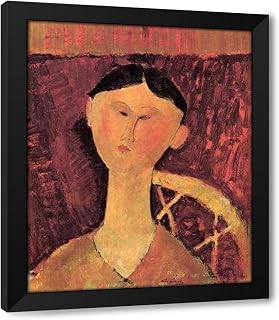 ArtDirect Beatrice Hastings X Custom Framed Art Print Giclee Print or Canvas Options with Various Sizes and Customization by Modigliani, Amedeo