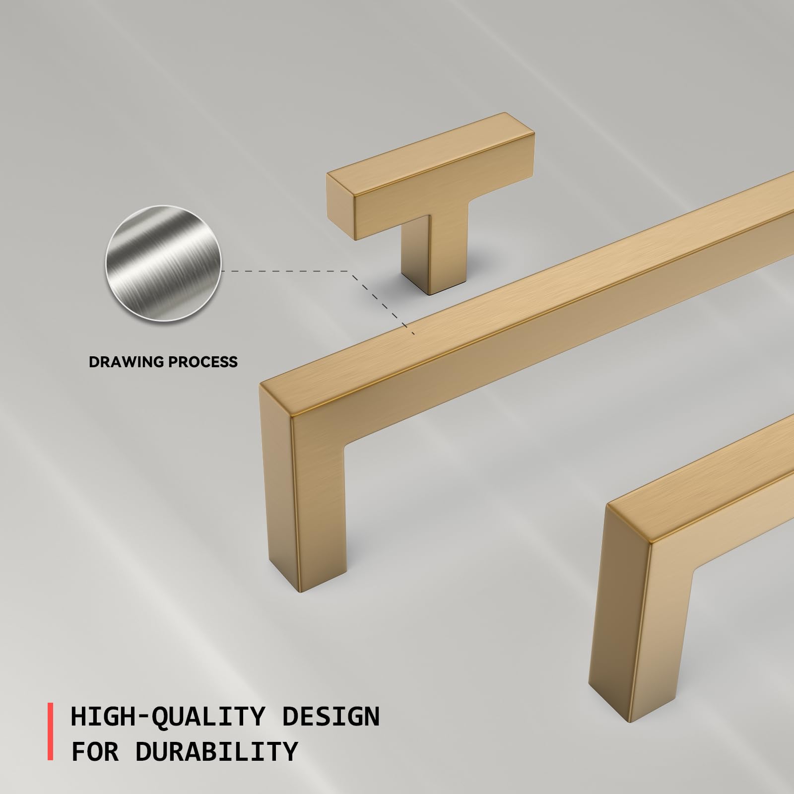 homdiy 25 Pack Cabinet Knobs Champagne Bronze Cabinet Knobs Antique Brass Cabinet Knobs Champagne Drawer Knobs Brushed Bronze Kitchen Cabinet Hardware Knobs, Cupboard Knobs