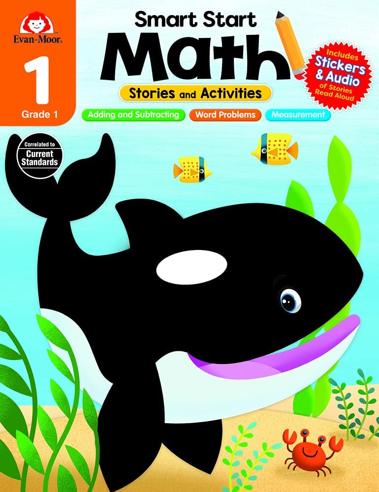 Evan Moor Educational Publishers Smart Start: Math: Stories and Activities, Grade 1