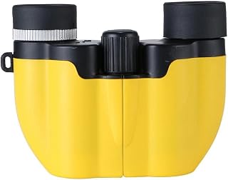 VNGBFGDFVN Binoculares telescópicos de Larga duración, portátiles, con Zoom, Transparentes, pequeños, para conciertos, para Exteriores, Color Amarillo