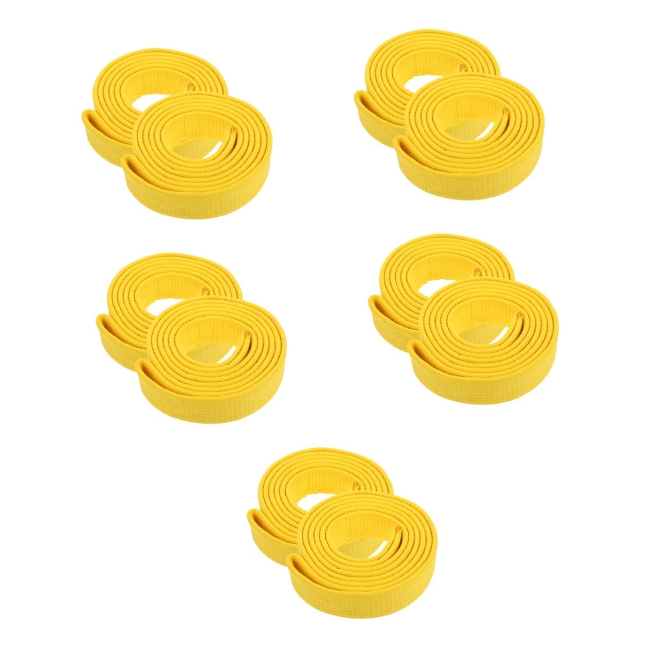 Cinturones de Kárate Gatuida de Algodón Amarillo para Hombre 8