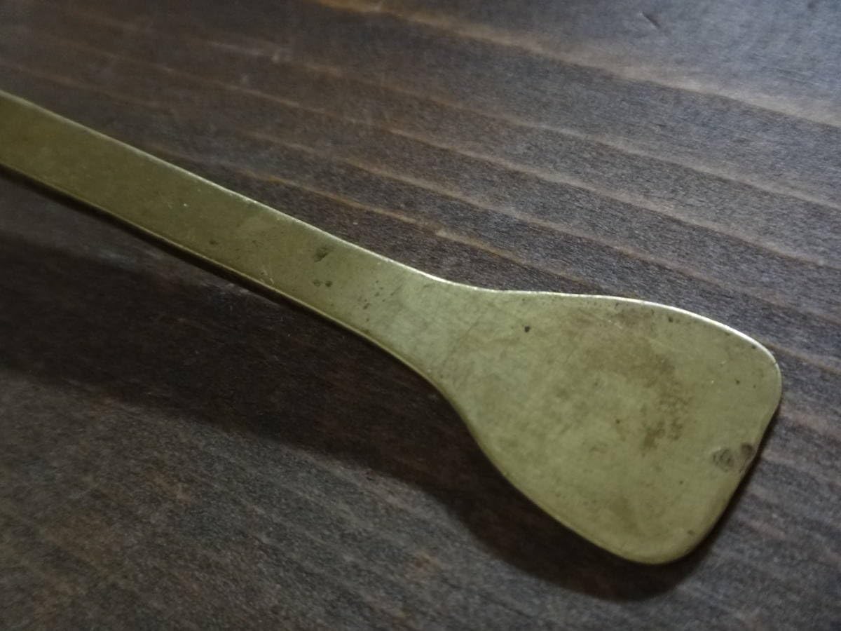 Amazon.co.jp: 18世紀 フランス 真鍮スプーン ノルマンディー地方 1700