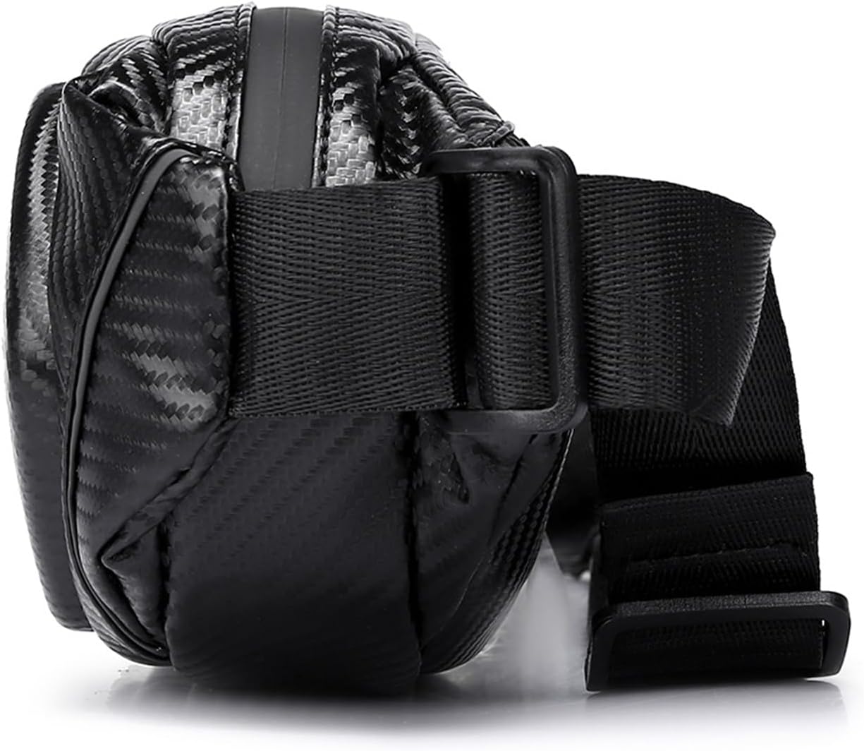 O-TBOST Carbon Fiber Crossbody Bag for Men Small Waist Fanny Pack for Travel Cycling
