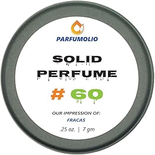 Solid Perfume #60 Inspired by Fracas Women's Portable Non-Spill Fragrance Concentrated Long Lasting 7gm / 0.25 oz