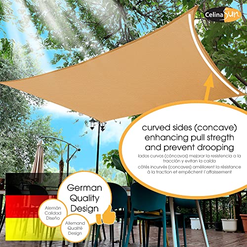 CelinaSun tenda parasole a vela giardino balcone