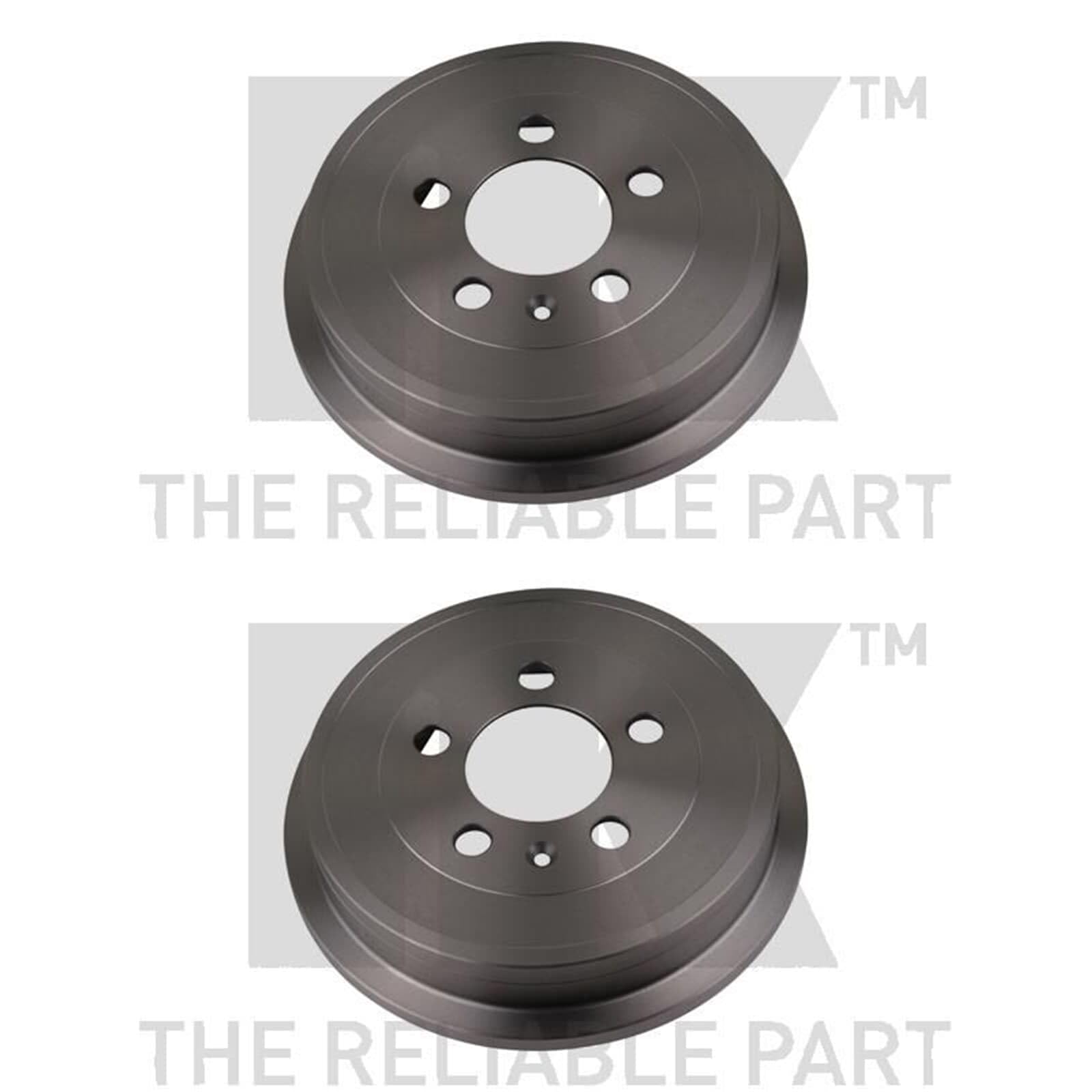 2x NK Ø 200mm Bremstrommeln hinten | 2x 254727 passend für A2 Cordoba Ibiza