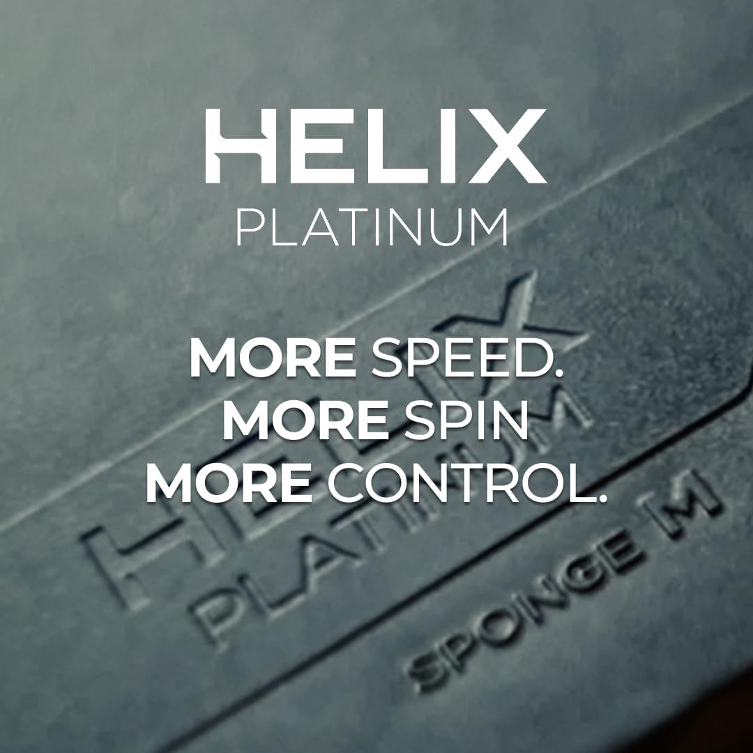 STIGA Helix Platinum XH, 2.2mm Extra-Hard Sponge, Table Tennis Rubber for Maximum Speed & Spin, Competition Approved for Advanced Offensive Players