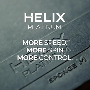 STIGA Helix Platinum XH, 2.2mm Extra-Hard Sponge, Table Tennis Rubber for Maximum Speed & Spin, Competition Approved for Advanced Offensive Players