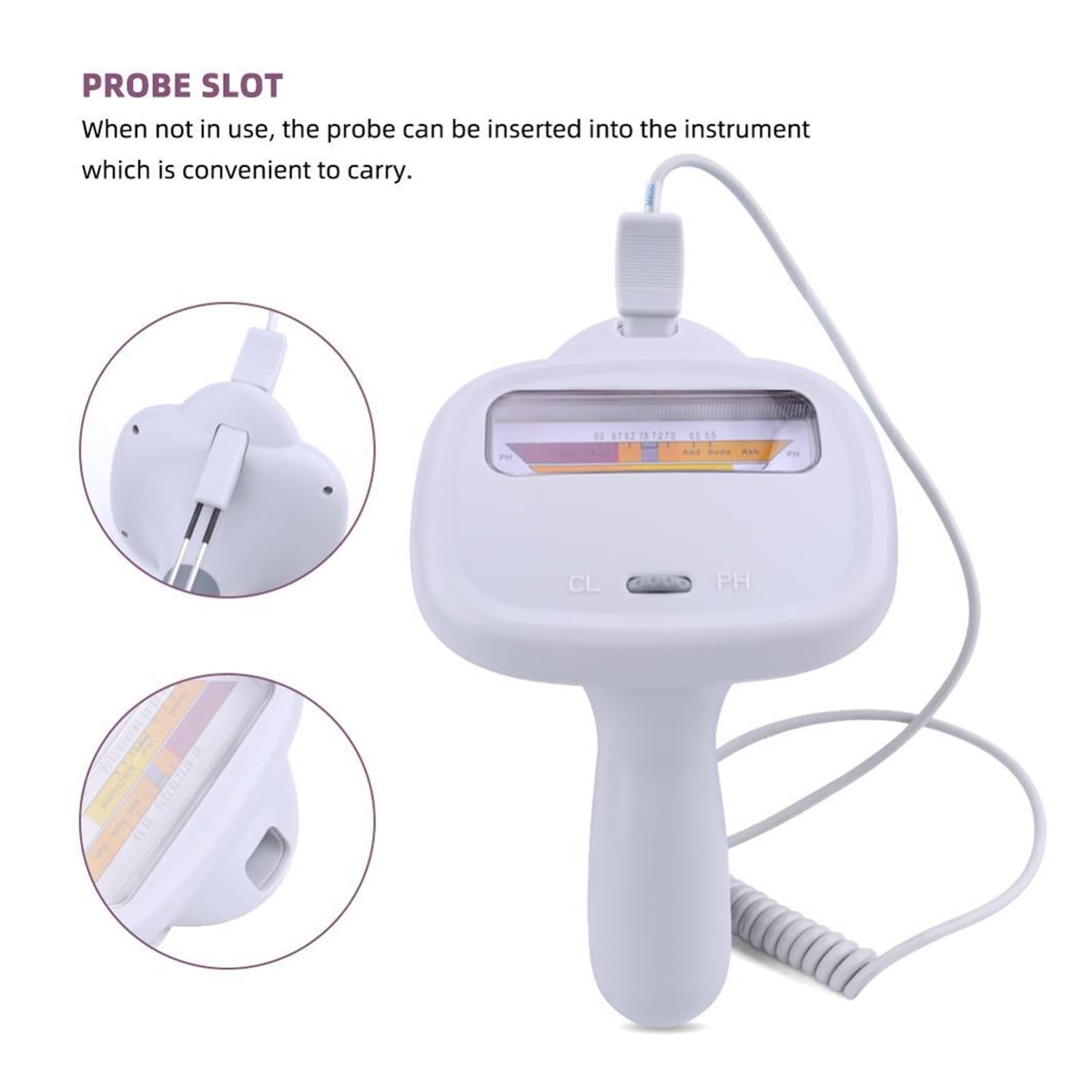 Misuratore Di Livello Portatile For Cloro Qualità Acqua 2 In 1 Strumenti Digitali Analitici For Piscina Misurazione Accurata