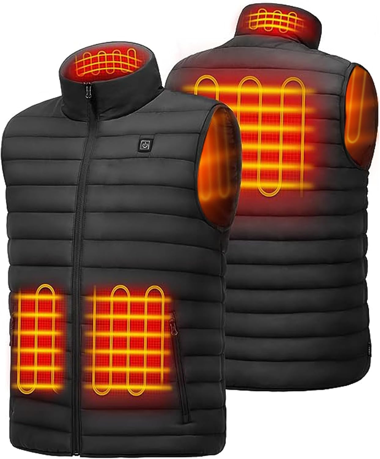 bellaciao Heated Vest Gift for Men Women 5v 2a USB Charging Heating Vest for Men Women not included battery