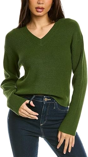 Vince Jersey V Nk con hombros caídos para mujer