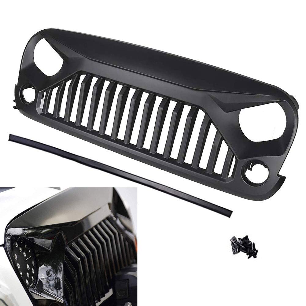 Buy Car Front Radiator Grilles For Jeep Wrangler JK Rubicon Sahara 2007