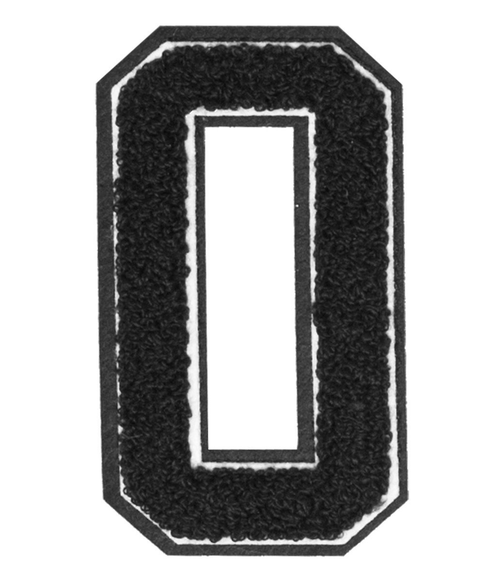 Urban Classics aufnähzahlen UC Number 9, Black, One Size, uc007-00262-0050