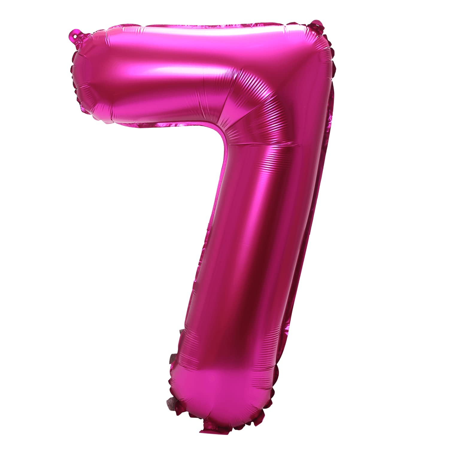 YPSelected 32 Inch Large Foil Helium Number Balloon Birthday Wedding Party 0-9 (Rose Red, 7)